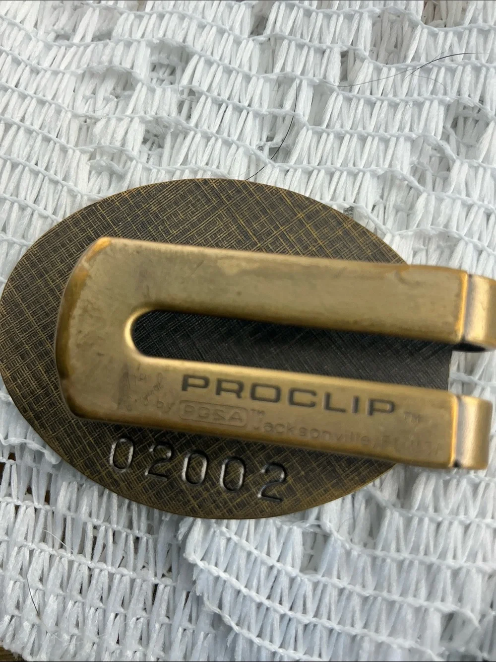 Proclip vintage brass